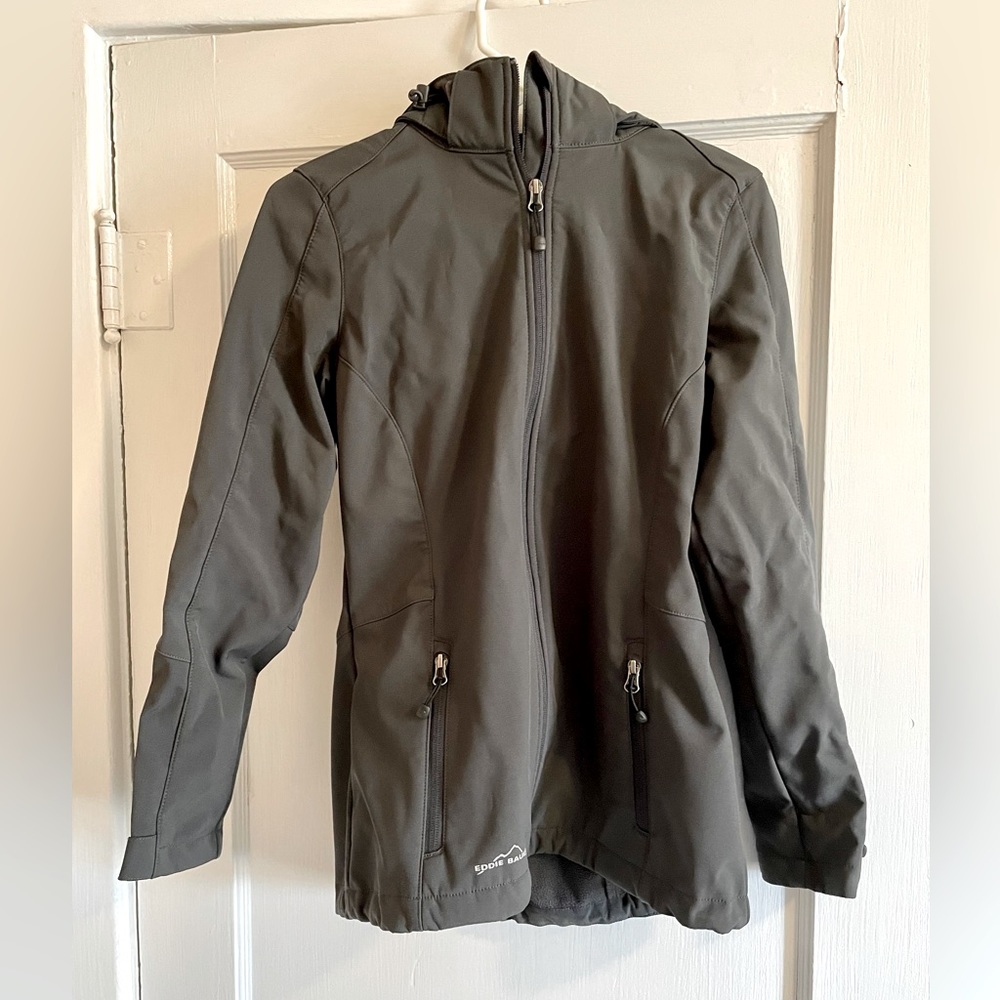 Eddie Bauer Soft Shell Jacket - Grey - Size Small